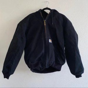 Carhartt Black Heavy Duty Winter Utility Jacket